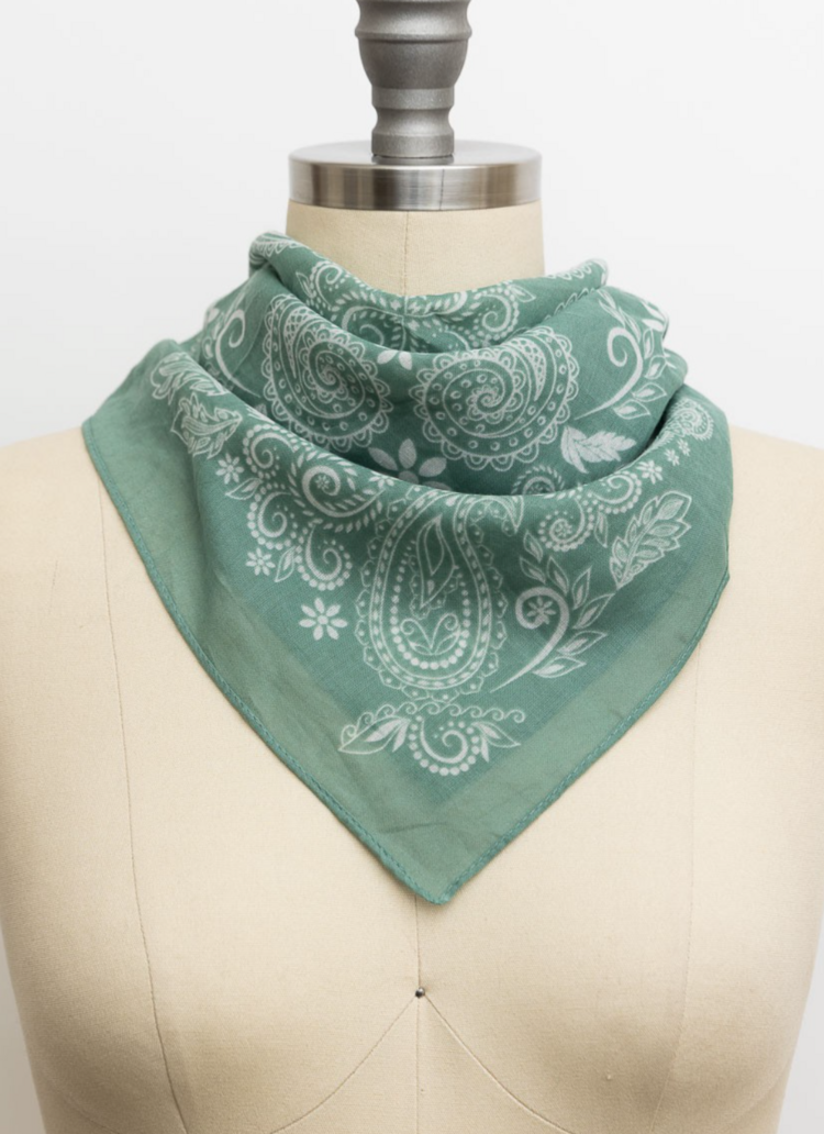 Paisley Floral Bandana