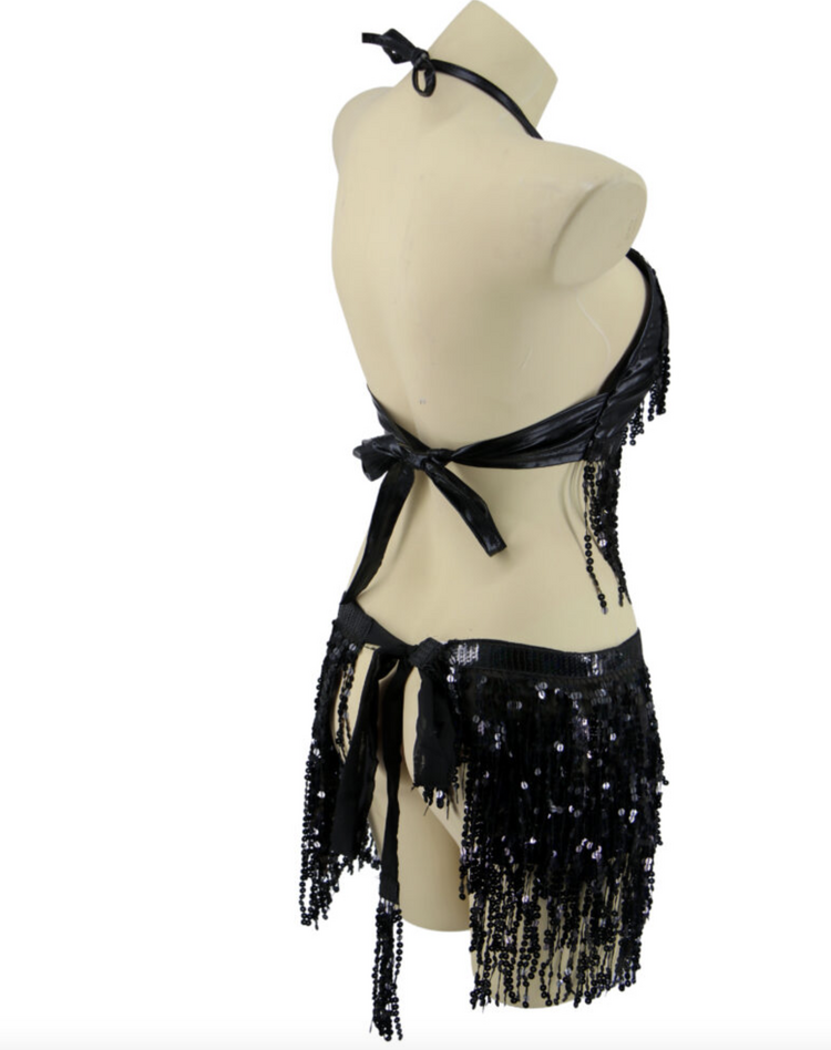 Sequin Frill Skirt