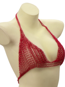 Chainmail Triangle Halter Top