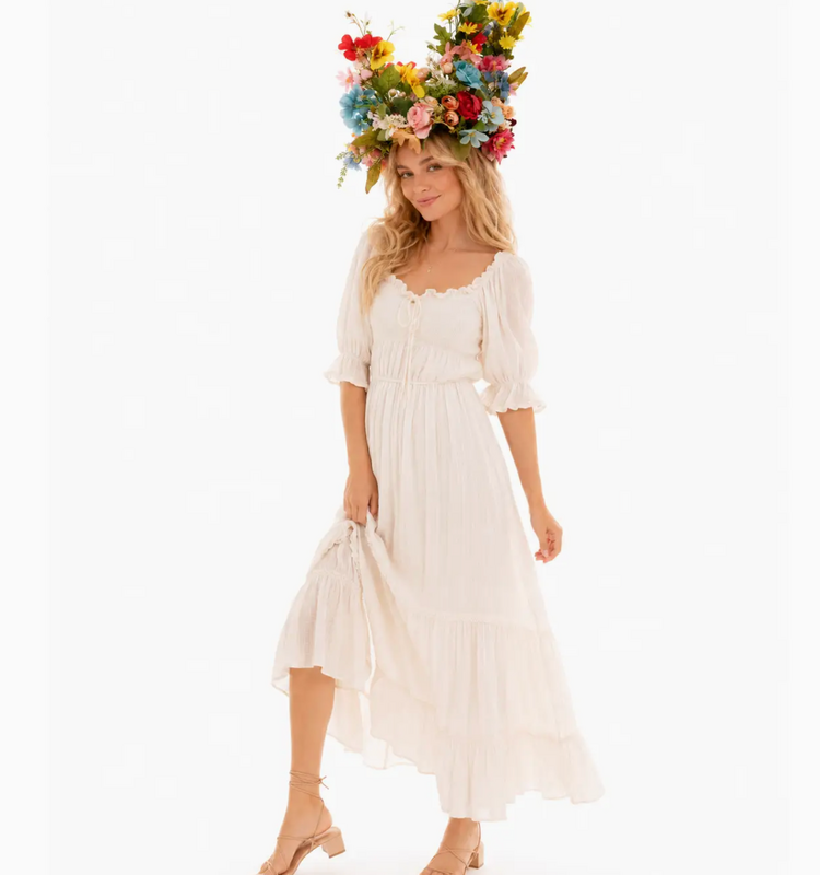 Oversized Floral Headpiece