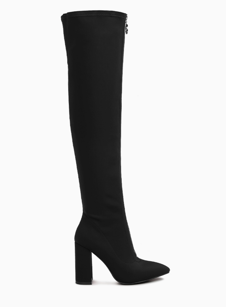 Rag Company Over the Knee Zip Up Boots