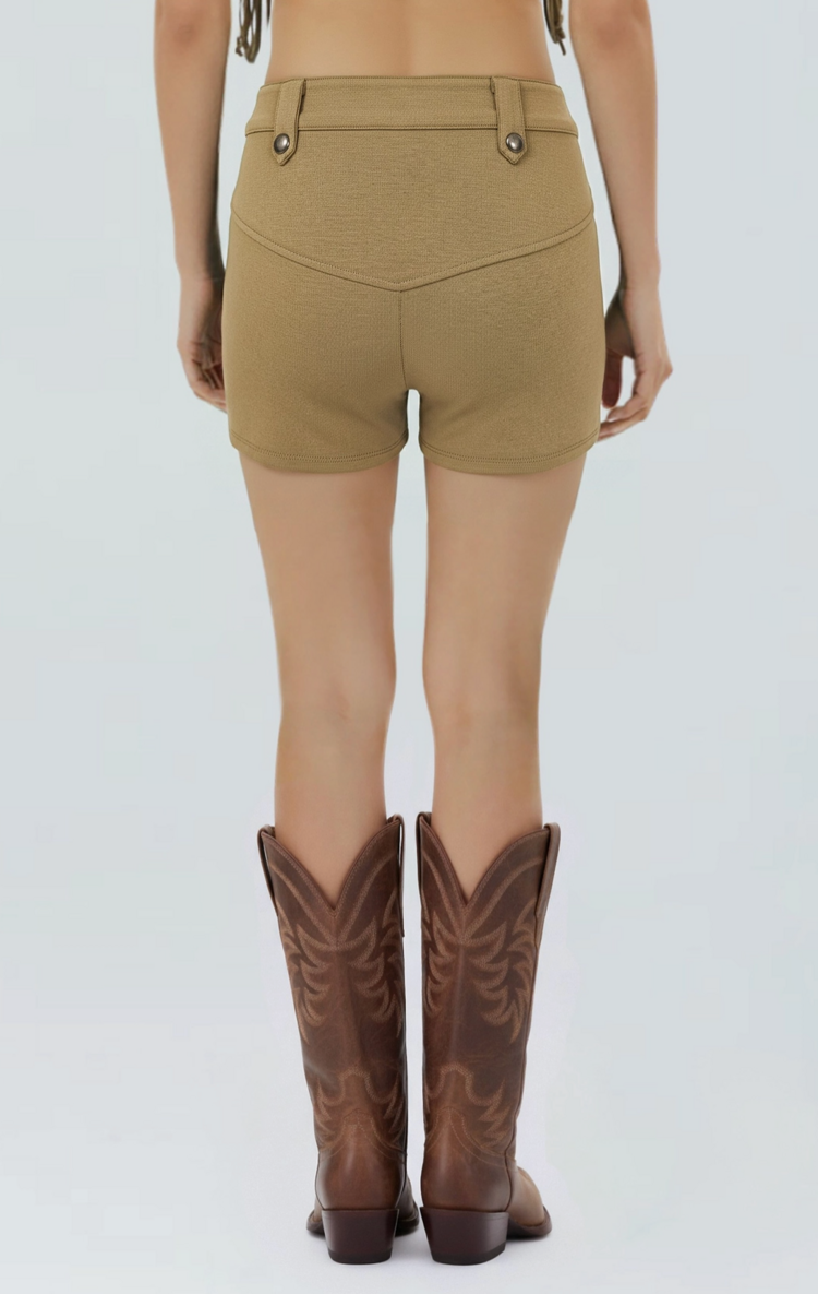 Sierra Studded Fringe Mini Shorts