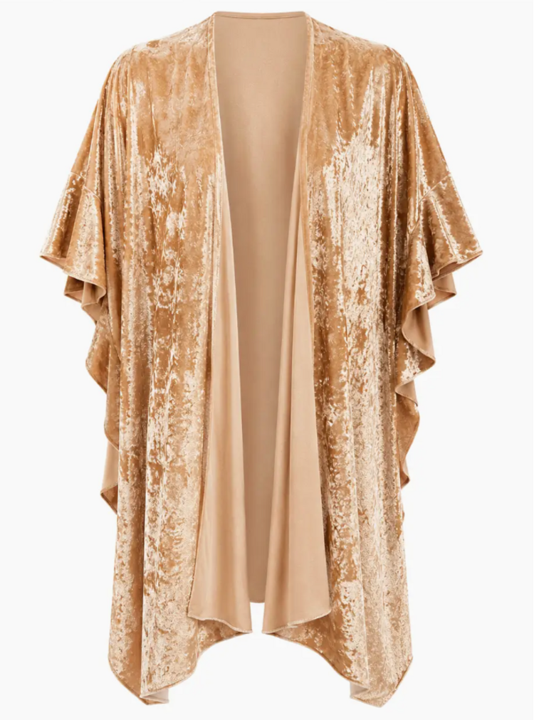The Hendrix Velvet Kimono Gold