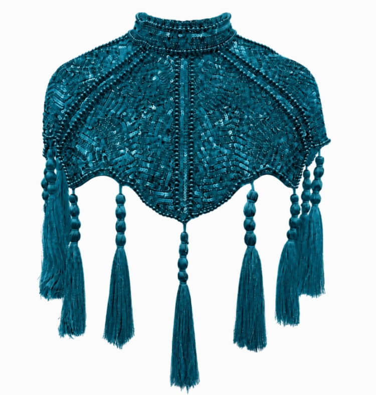 Alexandrite Empress Tassel Capelet