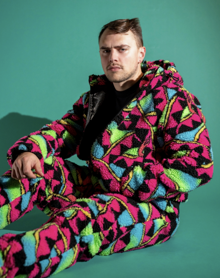Running Man Sherpa Pants Ouroboros Multicolor