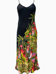 Bone Church Slip Dress Satin
