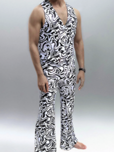 Mens Holographic Dancing Vest