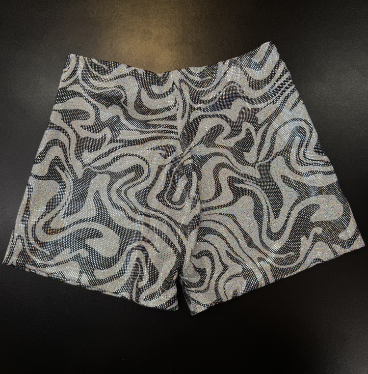 Mens Holographic Short Shorts