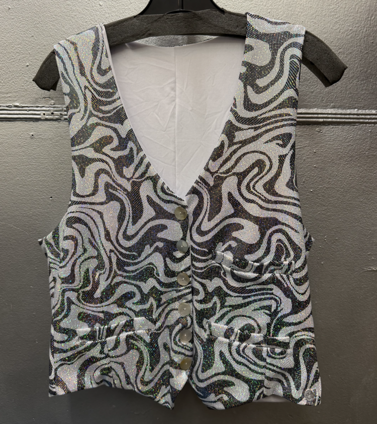 Mens Holographic Dancing Vest