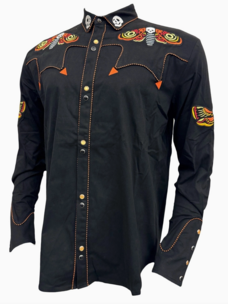 Western Evil Death’s Head Moth Western Shirt