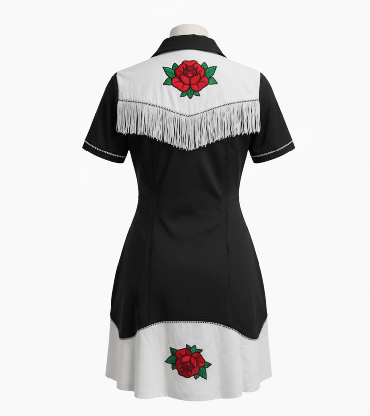 Western Evil Rock N’ Roll Western Dress