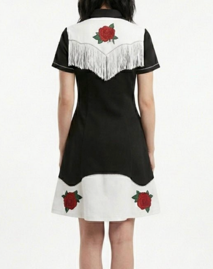 Western Evil Rock N’ Roll Western Dress