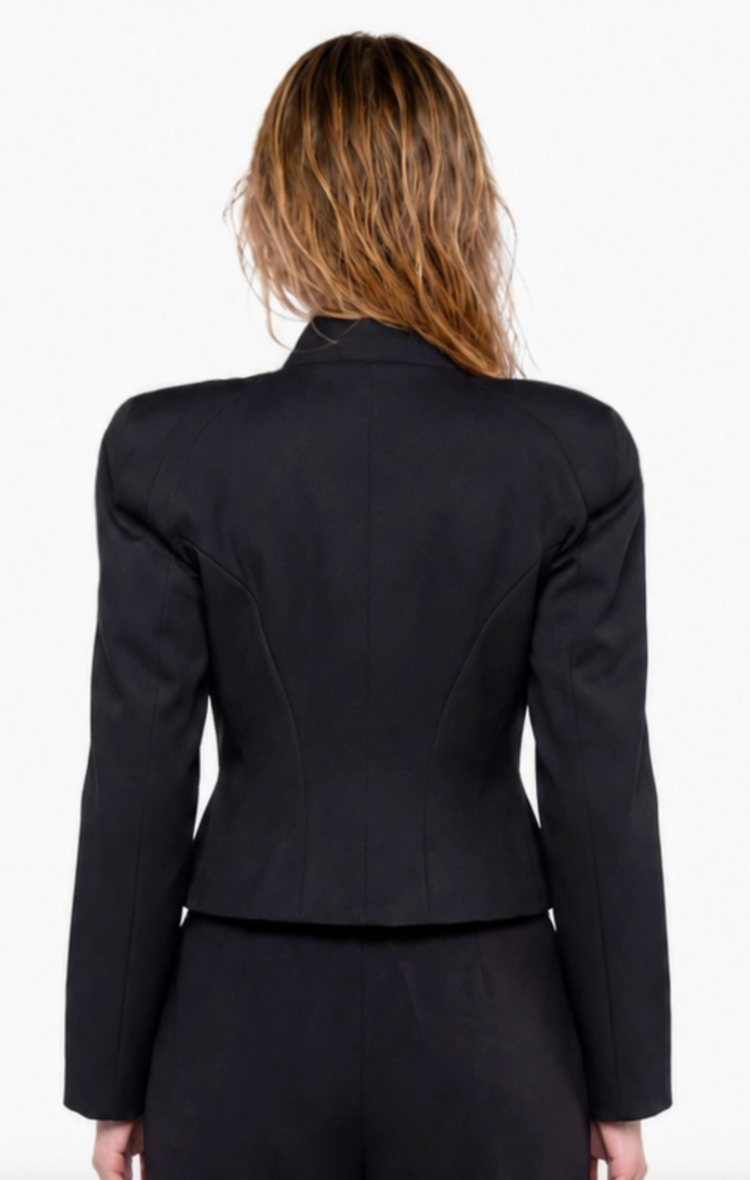 Structured Shoulder Military Jacket