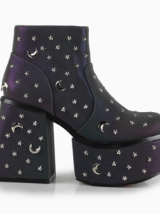 Star and Moon Reflective Platform Booties
