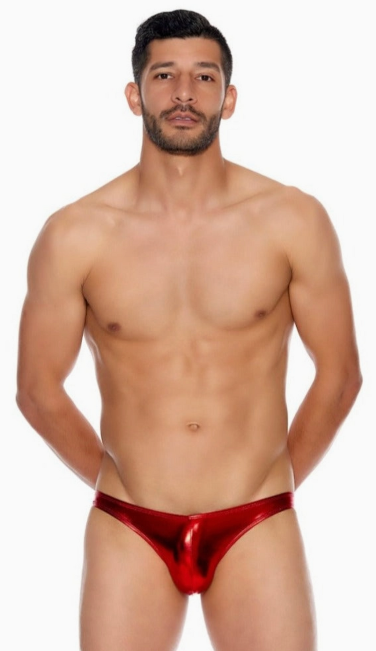 Popsi Lingerie Men's Metallic Open-Back Underwear