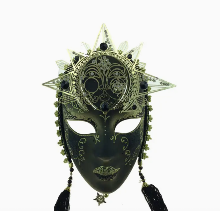 Black & Gold Full Face Mask