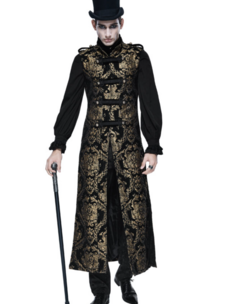 Gothic Damask Military Waistcoat