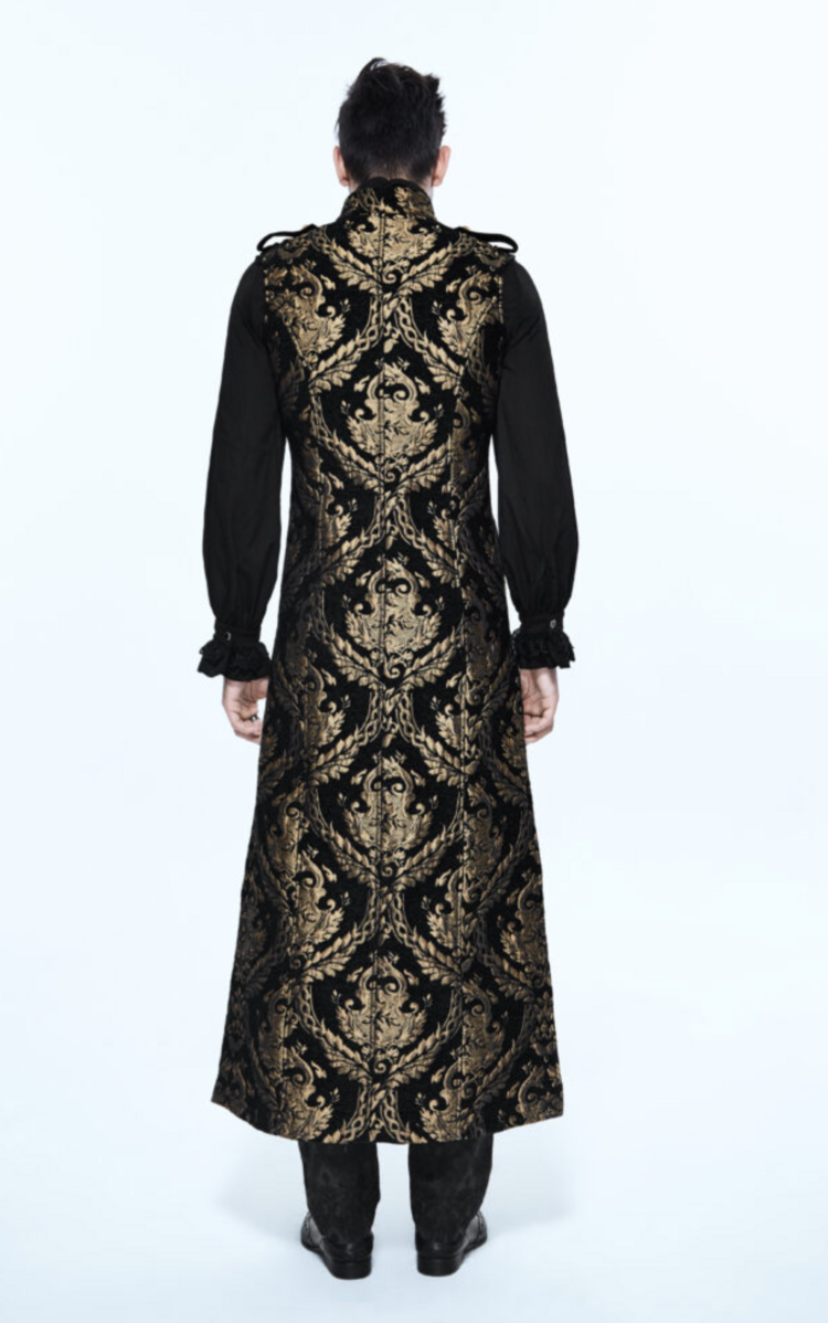 Gothic Damask Military Waistcoat