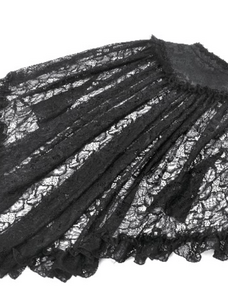Gothic Vintage Lace Bell Sleeve Capelet