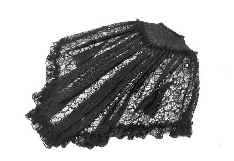 Gothic Vintage Lace Bell Sleeve Capelet
