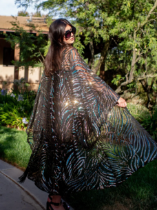 Emerald Safari Sequin Kimono