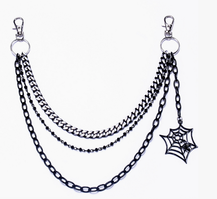 Punk Spider Web Waist Chain