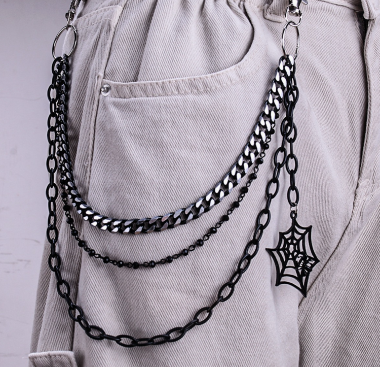 Punk Spider Web Waist Chain