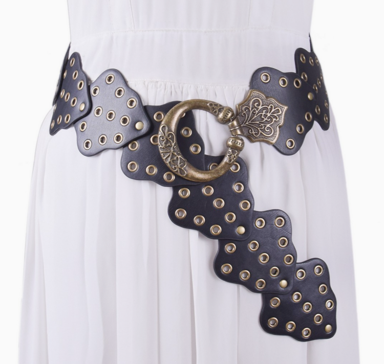 Retro Copper Buckle Belt