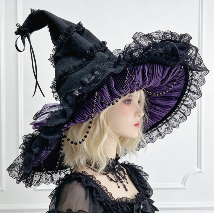 Gothic Lolita Witch Hat