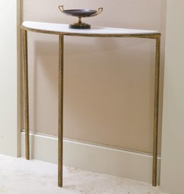 Global Views Hammered Gold Console 38w x 36.5h x 12d