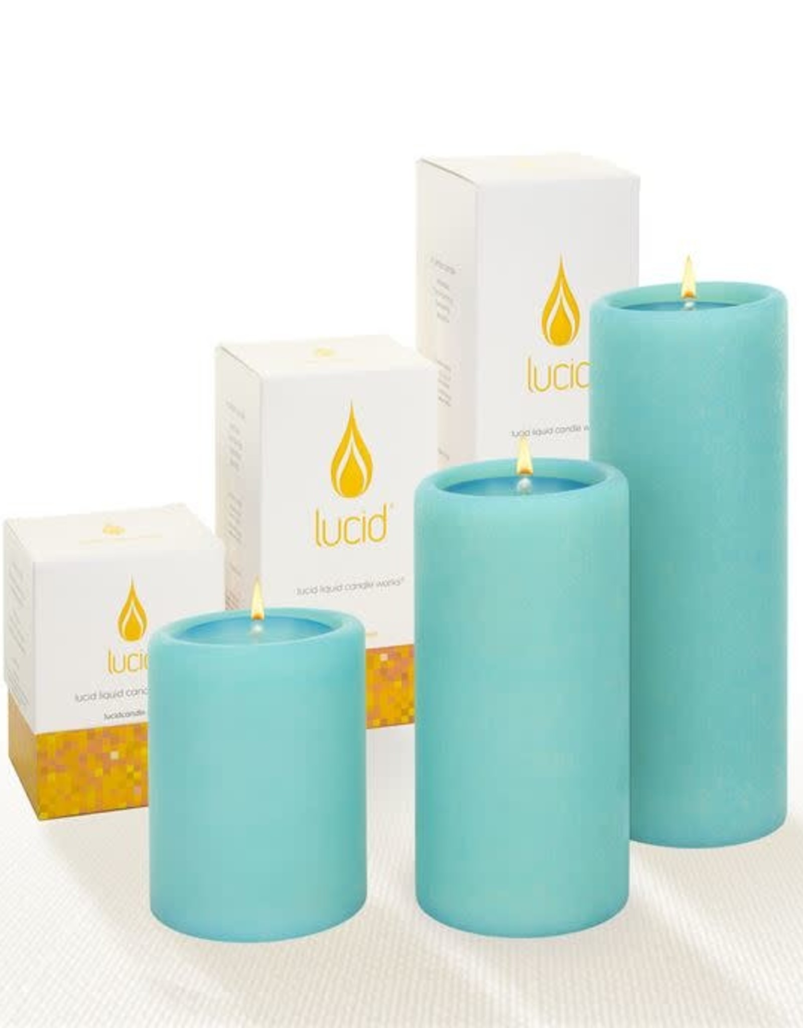 Lucid Lucid Everlasting Candles - Forever Pillar Candles