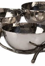 Michael Aram Black Orchid Triple Nut Dish