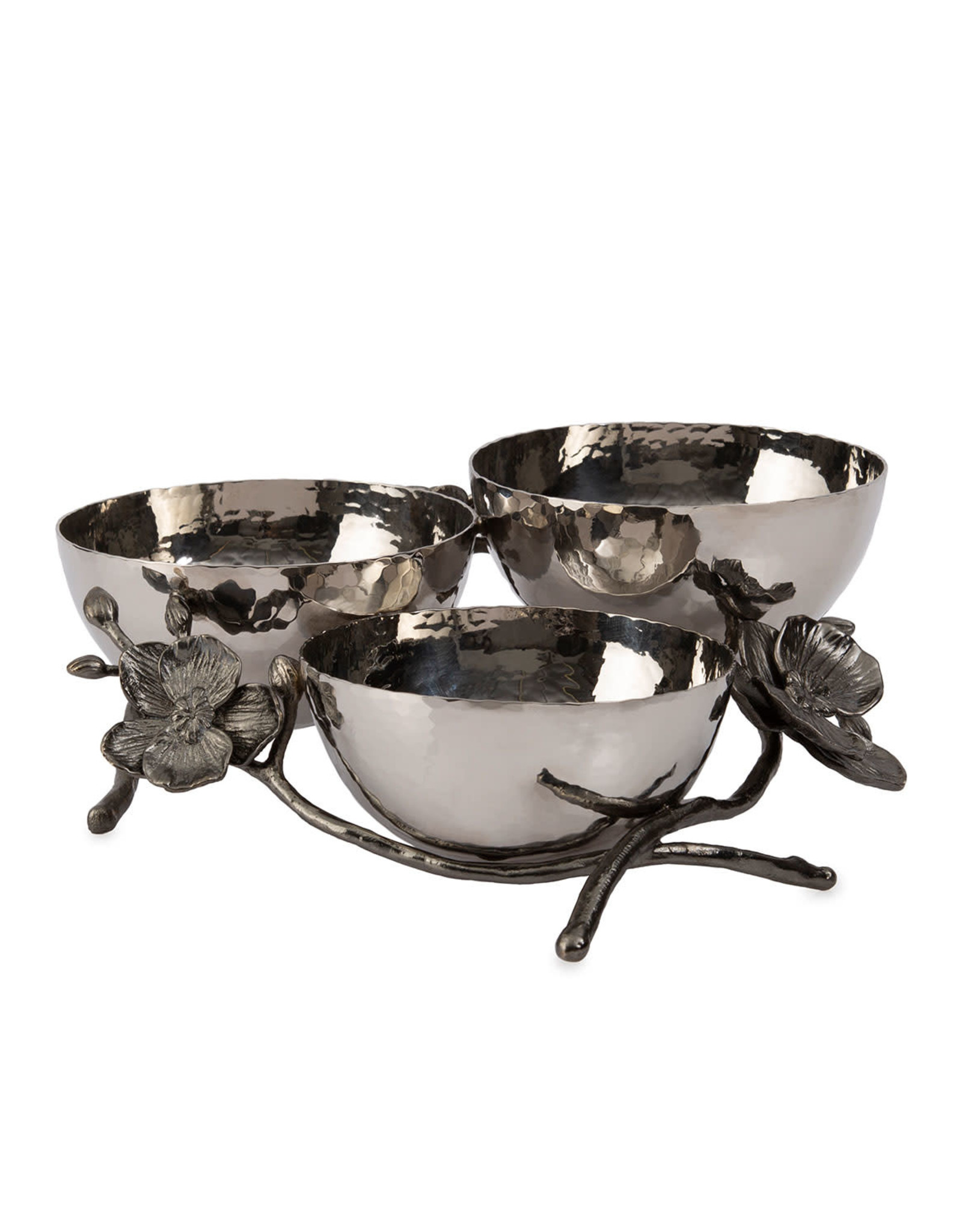 Michael Aram Black Orchid Triple Nut Dish