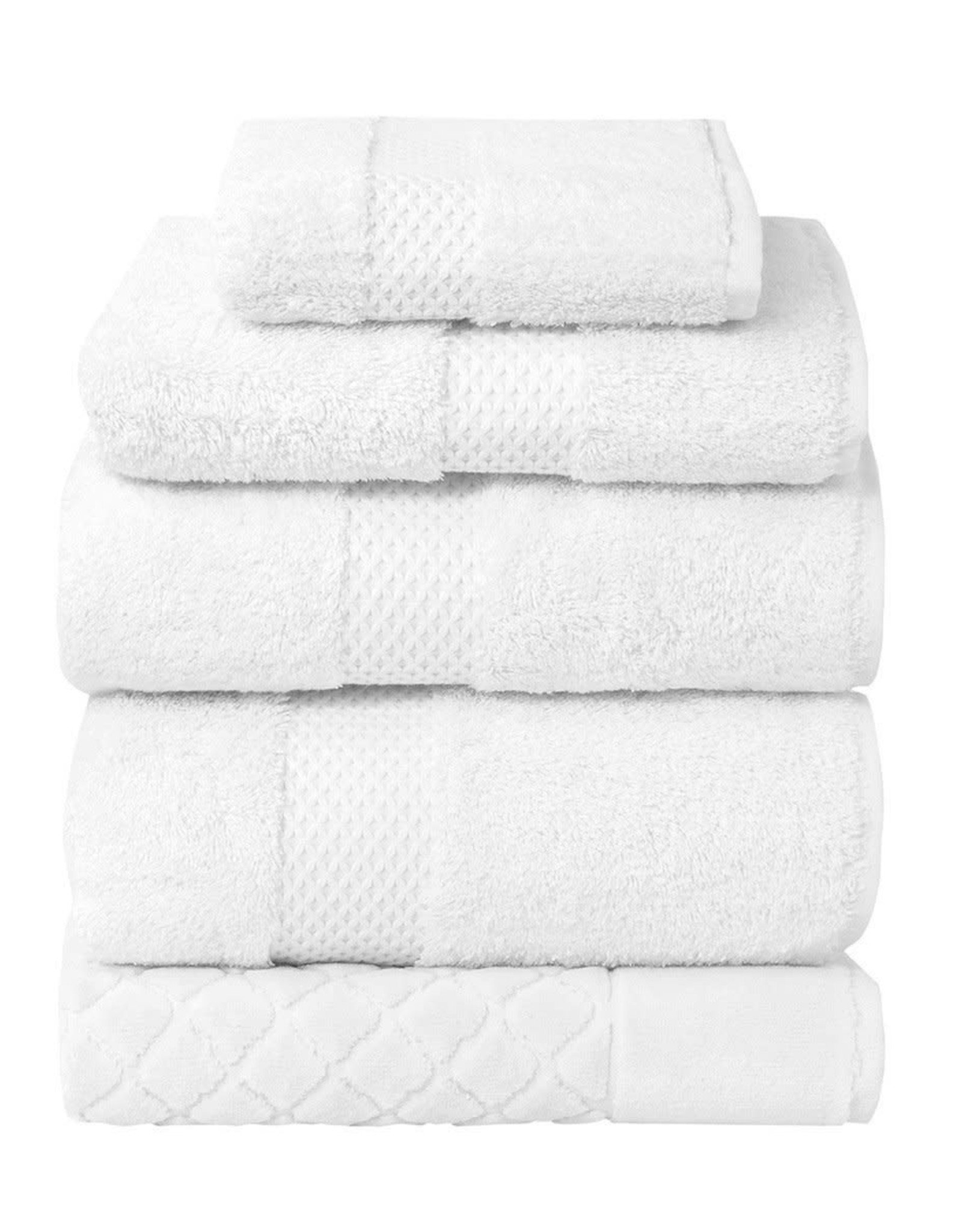 Dione White Sculpted Dot Bath Towel by World Market