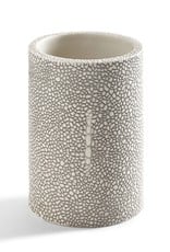 Kassatex Shagreen Bath Accessories Grey