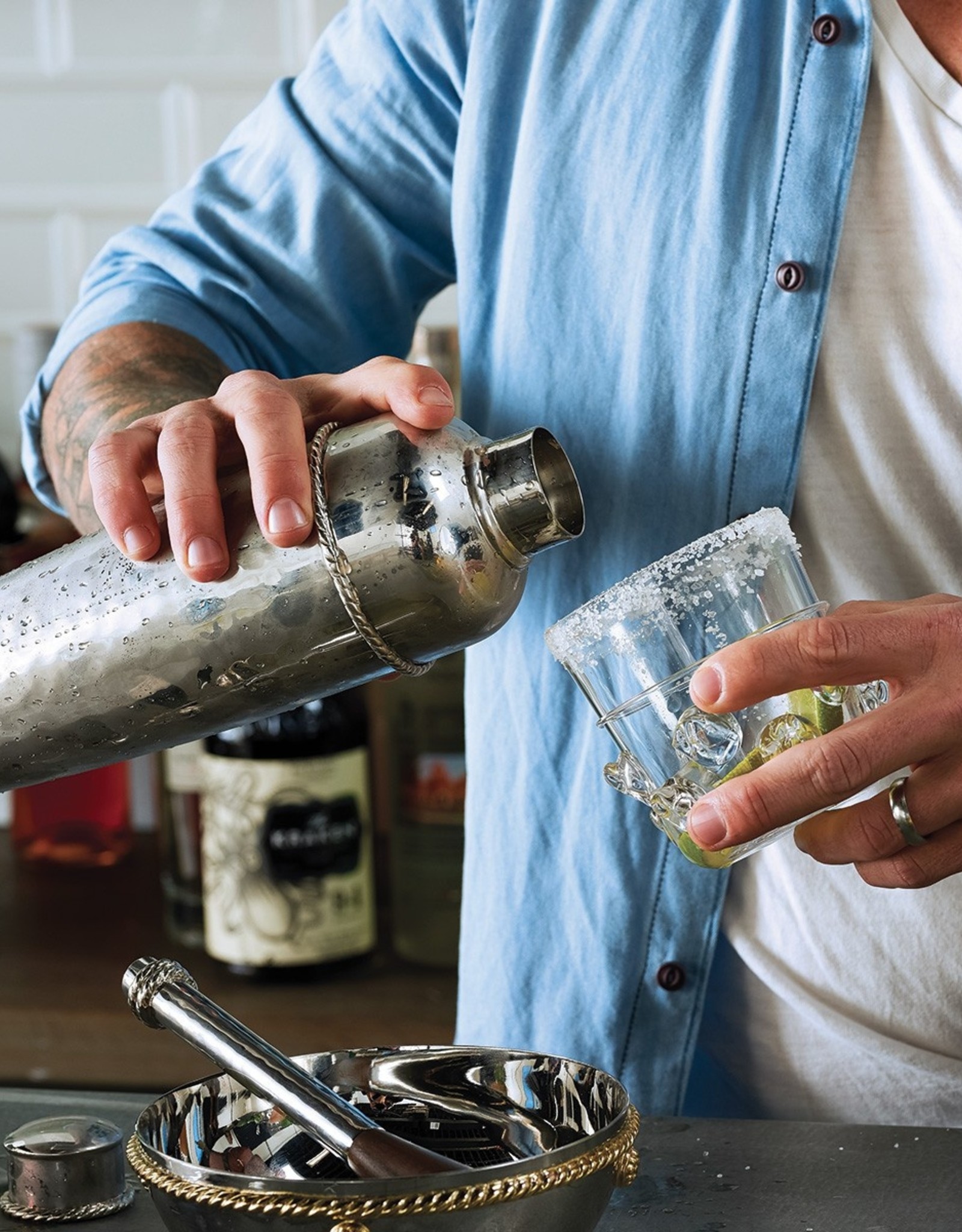 Juliska Graham Cocktail Shaker Stainless