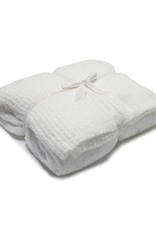 Barefoot Dreams CC Ribbed Bed Blanket White Full/Queen