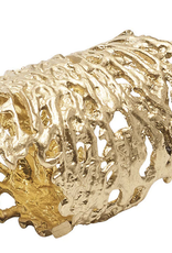 Kim Seybert Coral Cuff Napkin Ring Gold