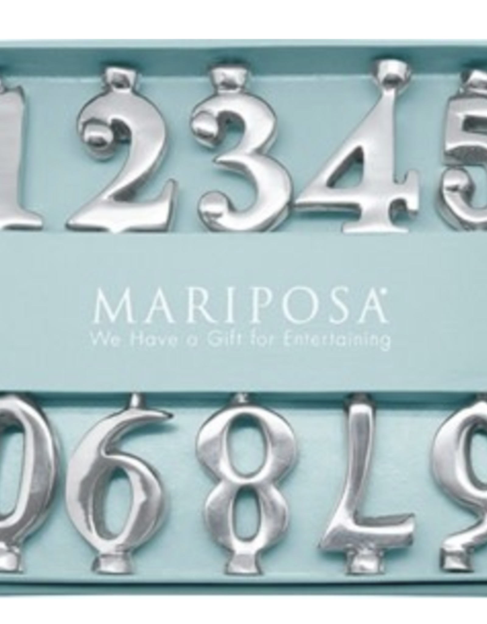 Mariposa Candle Number Holder Set
