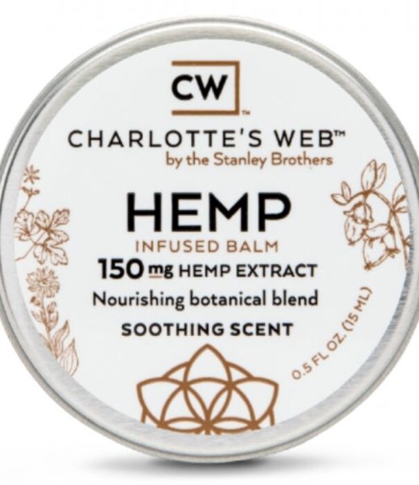 CHARLOTTE'S WEB Charlotte's Web Balm, Scented, 0.5oz.