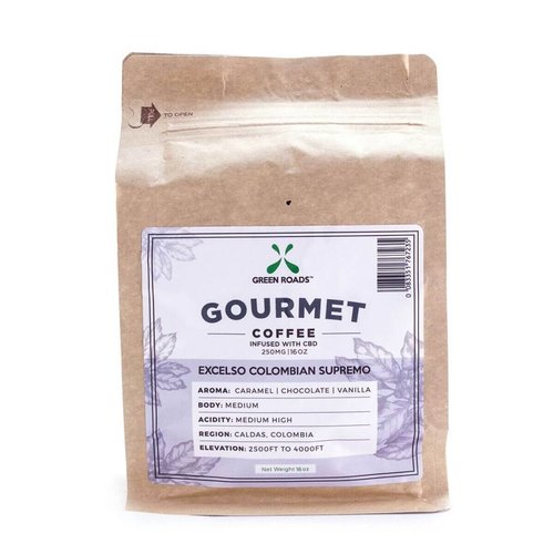 GREEN ROADS Green Roads Coffee, 16oz GREEN ROADS Green Roads Coffee, 16oz
