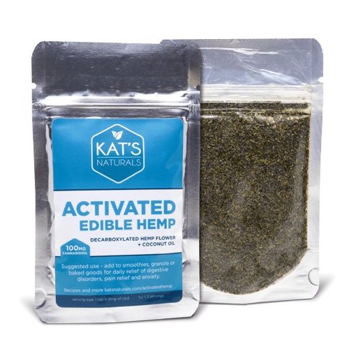 KAT'S NATURALS Kat's Naturals Edible Activated Hemp Flower, 1oz. KAT'S NATURALS Kat's Naturals Edible Activated Hemp Flower, 1oz.