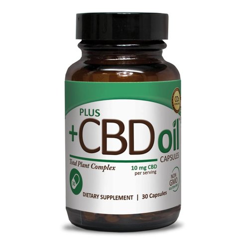PLUS CBD PlusCBD Oil Capsules, 10mg, 30ct PLUS CBD PlusCBD Oil Capsules, 10mg, 30ct