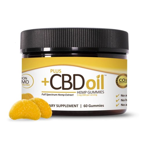 PLUS CBD PlusCBD Gummies, Citrus Punch, 60ct PLUS CBD PlusCBD Gummies, Citrus Punch, 60ct