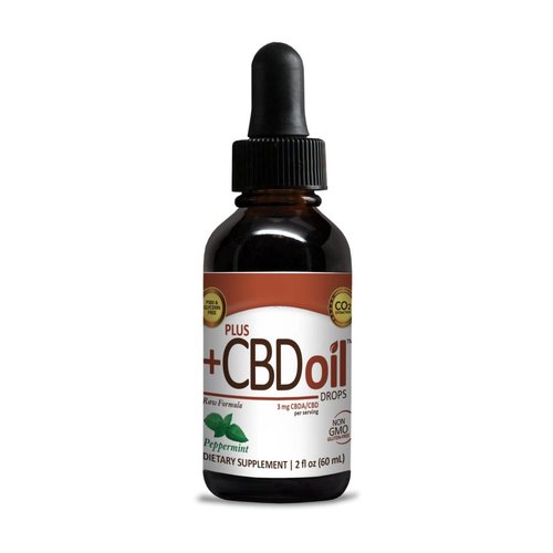 PLUS CBD PlusCBD RAW Drops, Peppermint, 2oz PLUS CBD PlusCBD RAW Drops, Peppermint, 2oz