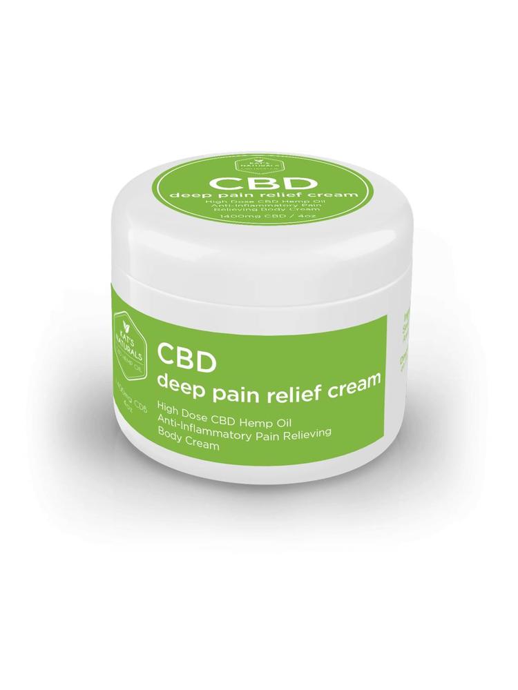 KAT'S NATURALS Kat's Naturals CBD Cream w/Arnica, 4oz.