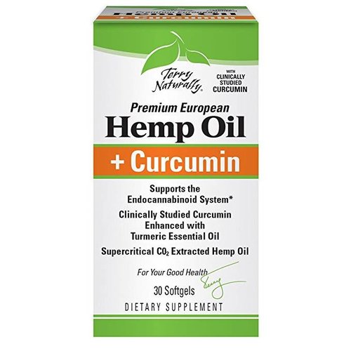 TERRY NATURALLY Terry Naturally Hemp Oil + Curcumin Capsules, 30ct TERRY NATURALLY Terry Naturally Hemp Oil + Curcumin Capsules, 30ct