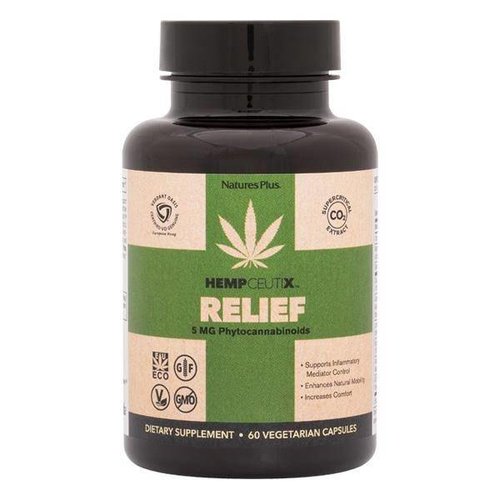 NATURE'S PLUS Nature's Plus Hempceutix Capsules, Relief, 60vc NATURE'S PLUS Nature's Plus Hempceutix Capsules, Relief, 60vc