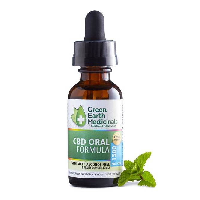 Green Earth Medicinals CBD Oral Formula Extra Strength ...