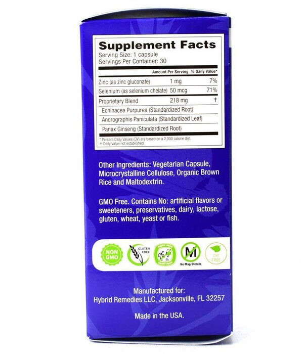 Hybrid Remedies Hybrid Defense HybridCR Rapid Immune Defense, 30cp